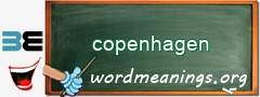 WordMeaning blackboard for copenhagen